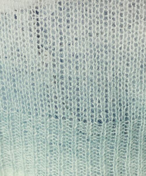 THE SHOP TK (ザ ショップ ティーケー )の「スペースダイ透かし編みニット(ニット/セーター・レディース・ライトパープル/オレンジ/グリーン系・13/12)」の10枚目の写真