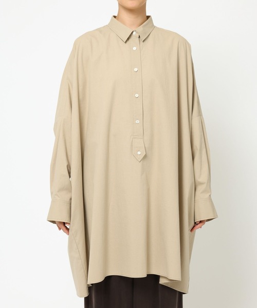 BABYLONE（バビロン）の「ポンチョミニワンピース（チュニック・レディース・ホワイト/ベージュ/ネイビー・フリー）」の18枚目の写真