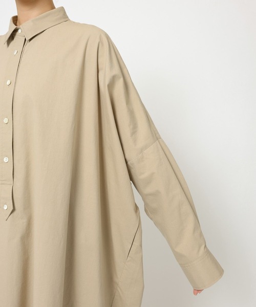 BABYLONE（バビロン）の「ポンチョミニワンピース（チュニック・レディース・ホワイト/ベージュ/ネイビー・フリー）」の13枚目の写真