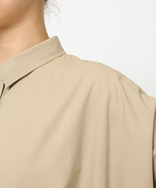 BABYLONE（バビロン）の「ポンチョミニワンピース（チュニック・レディース・ホワイト/ベージュ/ネイビー・フリー）」の12枚目の写真