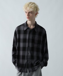 HARE | カットオフチェックシャツ(HARE)(シャツ/ブラウス)