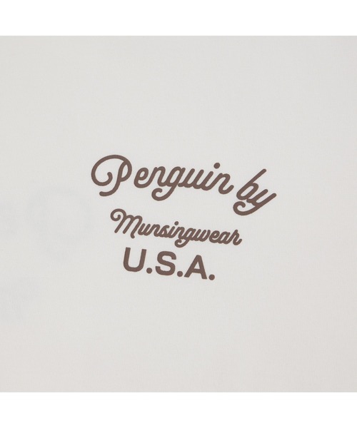 penguin BY MUNSINGWEAR（ペンギン バイ マンシングウェア）の「GRAPHIC T-SHIRT（Tシャツ/カットソー・メンズ・ブラウン/ブラック/ホワイト・S/M/L/XL）」の6枚目の写真
