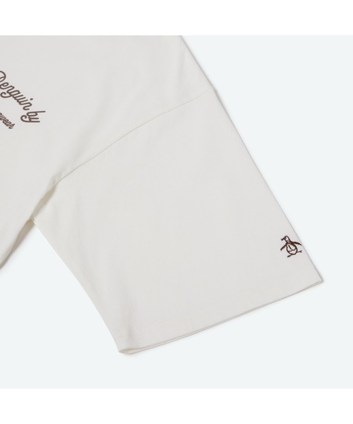 penguin BY MUNSINGWEAR（ペンギン バイ マンシングウェア）の「GRAPHIC T-SHIRT（Tシャツ/カットソー・メンズ・ブラウン/ブラック/ホワイト・S/M/L/XL）」の7枚目の写真