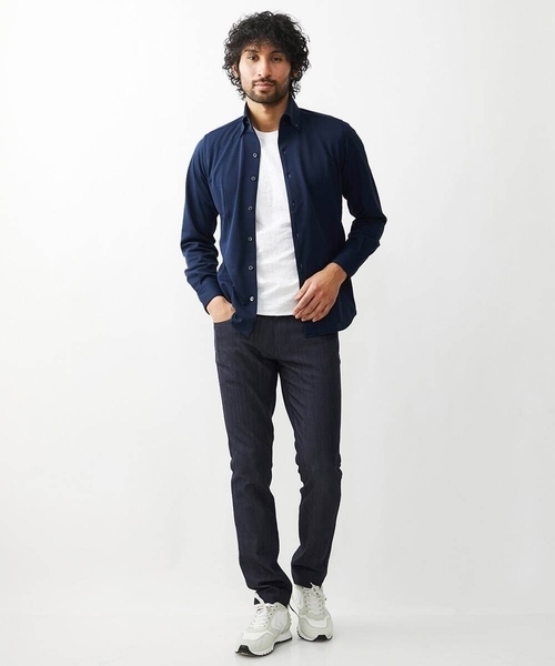 MICHEL KLEIN HOMME (ミッシェルクランオム)の「【撥水】プレビアシャンブレー5ポケットパンツ(その他パンツ・メンズ・ブラウン/ブラック/ライトグレー/ネイビー/ベージュ・X-LARGE/LARGE/MEDIUM)」の7枚目の写真