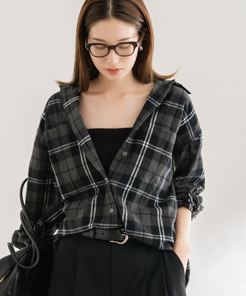 ネルチェックシャツ（シャツ/ブラウス）｜FRAMeWORK（フレームワーク