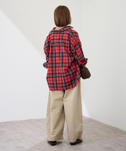 ネルチェックシャツ（シャツ/ブラウス）｜FRAMeWORK（フレームワーク