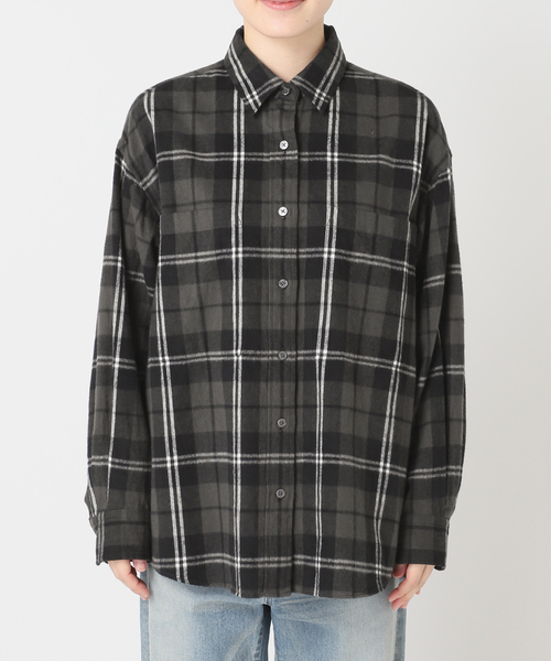 フレムワーク　ネルシャツ FRAMeWORK】店舗限定 ネルチェックシャツ ネルシャツ - メルカリ