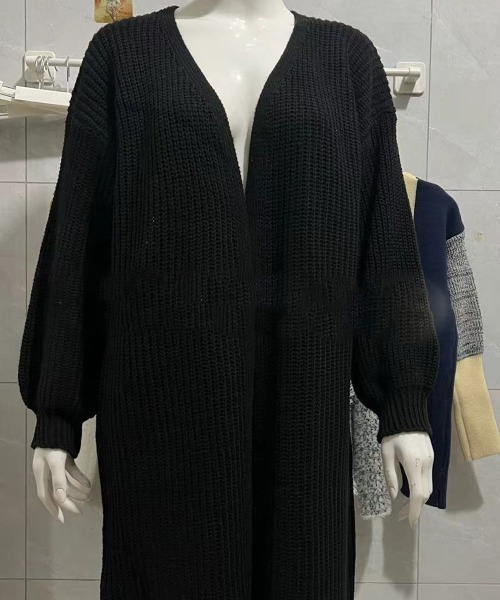 NEW GENTLEMAN（ニュージェントルマン）の「フリージア ルーズロングカーディガン/ガウン（カーディガン/ボレロ・レディース・ブラック/ベージュ/グレー・FREE）」の22枚目の写真