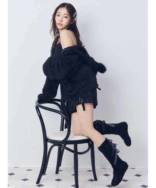 セール】【Halloween】レースリボンキャミソール（ルームウェア