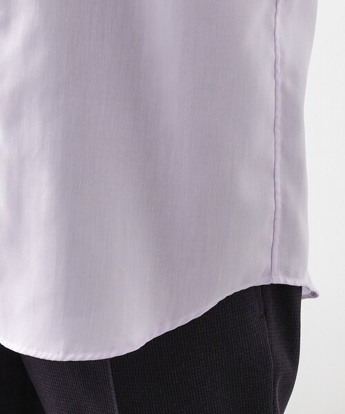 THE SHOP TK （ザ ショップ ティーケー ）の「ドレスヘリンボーンシャツ（ビジネスシャツ・メンズ・オフホワイト/パープル・01/02/03/04）」の18枚目の写真