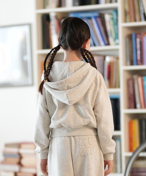 ROXY/ロキシー ジップアップ パーカー キッズ スウェット フーディー