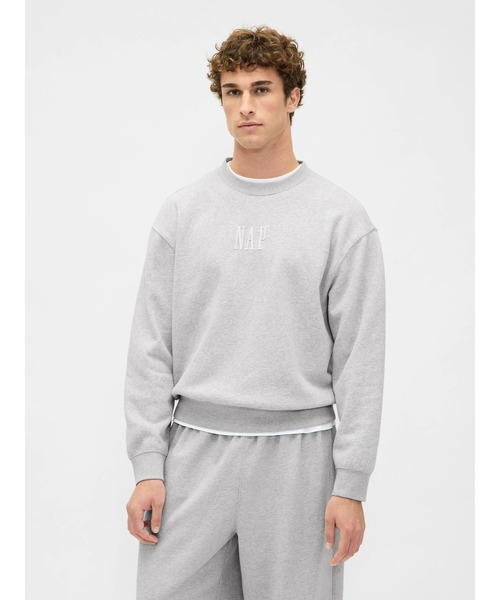 GAP(ギャップ)の「ヴィンテージソフト NAPロゴ スウェットシャツ(スウェット・メンズ・レッド/ネイビー/ライトグレー・XL/L/M/S/XS)」の11枚目の写真