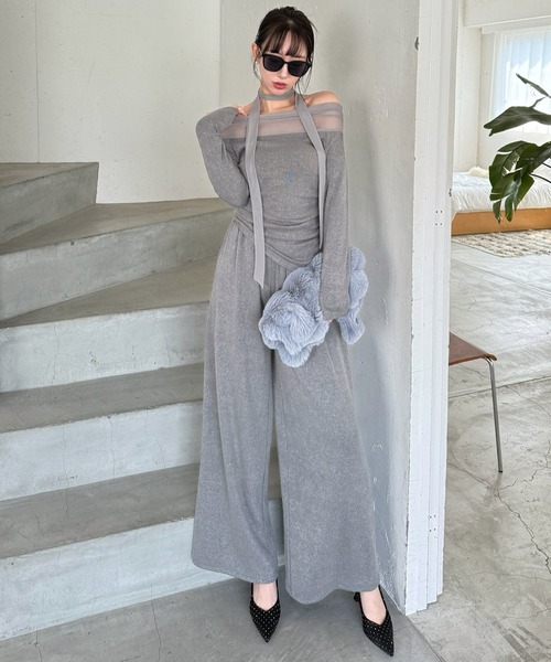 ROYAL PARTY（ロイヤルパーティー）の「カットワイドパンツ（その他パンツ・レディース・グレー/ブラック/ブラウン・FREE）」の19枚目の写真