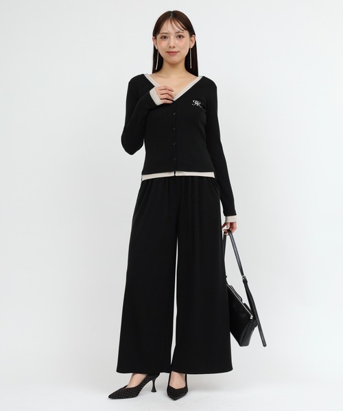 ROYAL PARTY（ロイヤルパーティー）の「カットワイドパンツ（その他パンツ・レディース・グレー/ブラック/ブラウン・FREE）」の9枚目の写真