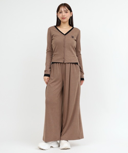 ROYAL PARTY（ロイヤルパーティー）の「カットワイドパンツ（その他パンツ・レディース・グレー/ブラック/ブラウン・FREE）」の14枚目の写真