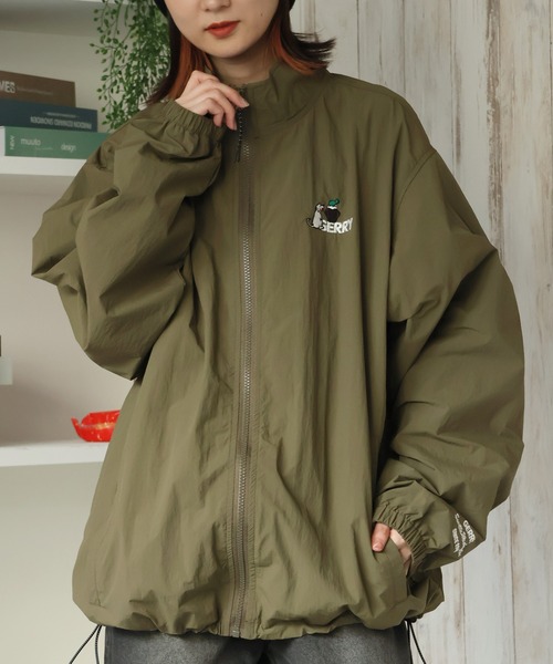 セール】【GERRY/ジェリー】スタンドカラー ナイロンジャケット UV