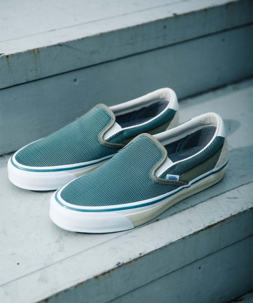 VANS（バンズ）の「TOKYO CRUISE スリッポン 98 / Slip-On Reissue 98 SP LX TDC G VN000MXHBGK1（スリッポン・メンズ・ダークオリーブ・6/5.5/5/4.5/4）」の5枚目の写真