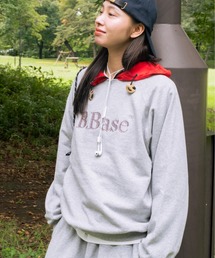 BROKEN BASE（ブロークンベース）の「B.Base Framed Panel Sweat / B.Baseフレームパネルスウェット（パーカー）」