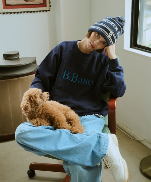 B.Base Framed Panel Sweat / B.Baseフレームドパネルスウェット
