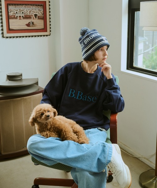 B.Base Framed Panel Sweat / B.Baseフレームドパネルスウェット