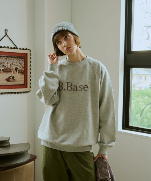 B.Base Framed Panel Sweat / B.Baseフレームドパネルスウェット
