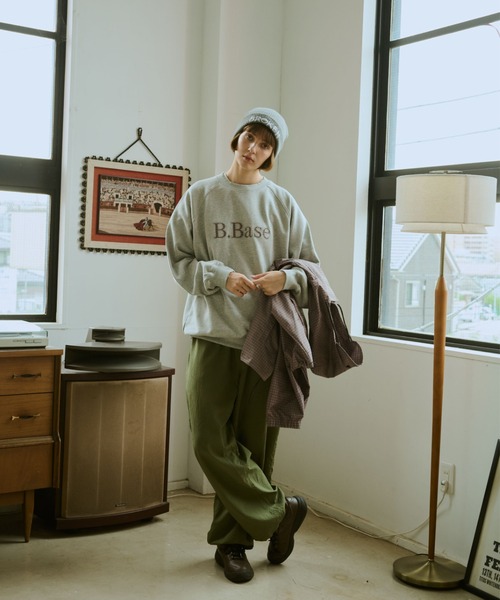 B.Base Framed Panel Sweat / B.Baseフレームドパネルスウェット