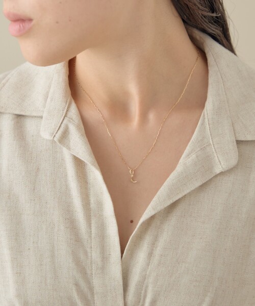 プレシャスシングス] K10YG チャーム /Moon（ネックレス）｜ete bijoux