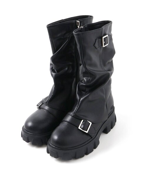 algy(アルジー)の「ルーズカバーデザインエンジニアブーツ(ブーツ・キッズ・ブラウン/ブラック・24/23/23.5/22.5)」の10枚目の写真