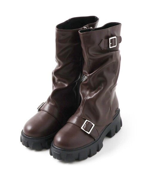 algy(アルジー)の「ルーズカバーデザインエンジニアブーツ(ブーツ・キッズ・ブラウン/ブラック・24/23/23.5/22.5)」の12枚目の写真