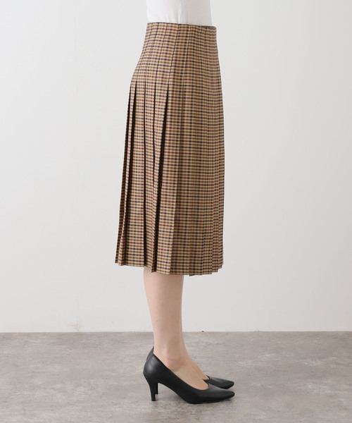 スピックアンドスパン★spickandspan★オニールオブダブリン★美品 O'neil of Dublin / オニールオブダブリン プリーツスカート（スカート