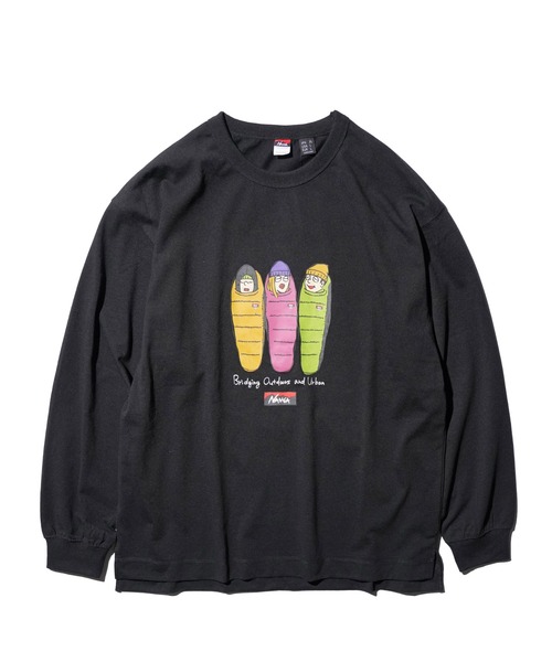 NANGA(ナンガ)の「NANGA / ナンガ ECO HYBRID L/S TEE/3SLB エコハイブリッド ロングスリーブ ティー / 3SLB(Tシャツ/カットソー・メンズ・ホワイト/グリーン/ブラック・MEDIUM/LARGE/X-LARGE)」の14枚目の写真