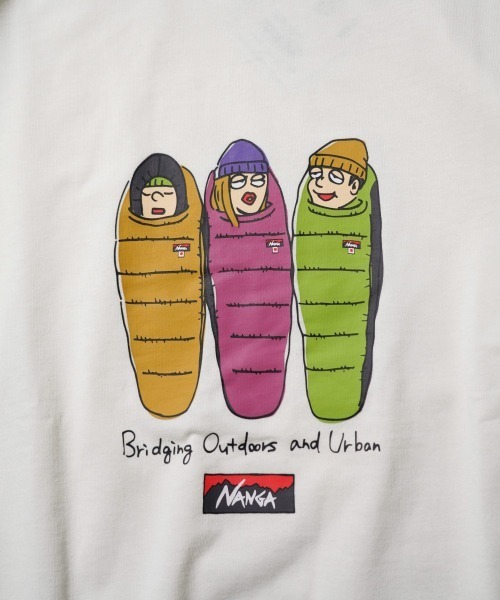 NANGA(ナンガ)の「NANGA / ナンガ ECO HYBRID L/S TEE/3SLB エコハイブリッド ロングスリーブ ティー / 3SLB(Tシャツ/カットソー・メンズ・ホワイト/グリーン/ブラック・MEDIUM/LARGE/X-LARGE)」の9枚目の写真