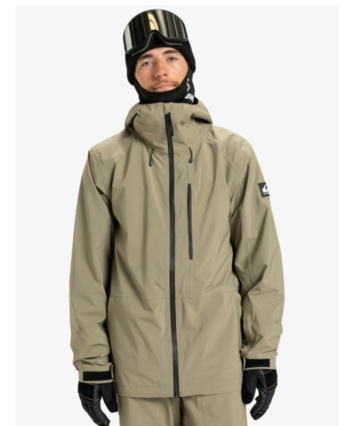 Quiksilver(クイックシルバー)の「MULDROW 20K JK /クイックシルバースキースノーボードジャケット(マウンテンパーカー・メンズ・グレー/ベージュ・LARGE/X-LARGE/MEDIUM/SMALL)」の2枚目の写真
