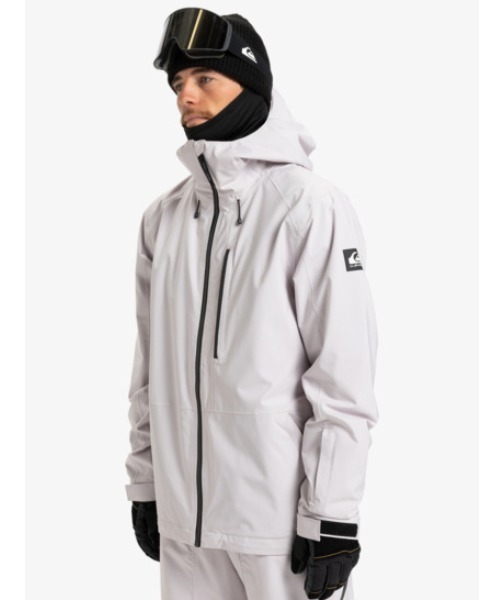 Quiksilver(クイックシルバー)の「MULDROW 20K JK /クイックシルバースキースノーボードジャケット(マウンテンパーカー・メンズ・グレー/ベージュ・LARGE/X-LARGE/MEDIUM/SMALL)」の4枚目の写真