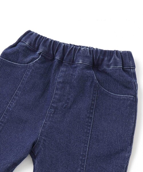 SLAP SLIP（スラップスリップ）の「キラキラプリント裾レースデニムツイルパンツ(90~130cm)（デニムパンツ・キッズ・ネイビー/パープル・110cm/120cm/90cm/100cm/130cm）」の9枚目の写真