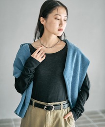 LEPSIM | テンセル混クルー 582459(Tシャツ/カットソー)