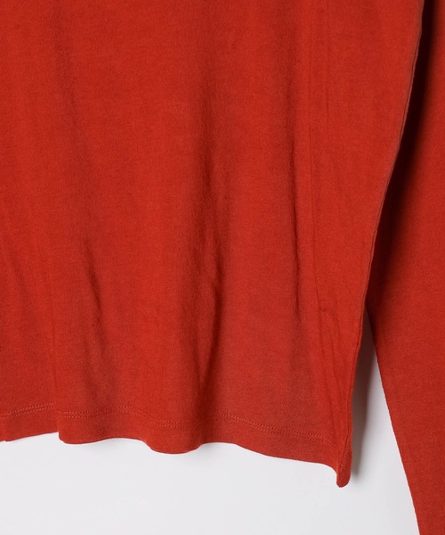 LEPSIM（レプシィム）の「テンセル混クルー　582459（Tシャツ/カットソー・レディース・レッド/ライトグレー/オフホワイト/ライトブルー/ブラック/パープル/ブラウン・FREE）」の9枚目の写真