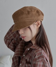 UNE MANSION（ユヌマンション）の「ニューロライマドロススエードキャスケット帽子（キャップ）」
