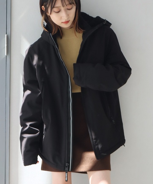 Calvin Klein(カルバン・クライン)の「【Calvin Klein/カルバンクライン】FauxSherpa-Lined Soft-Shell Hooded Jacket/裏ボア ソフトシェル フーデットジャケット(その他アウター・メンズ・ブラック・M/L/S/XL)」の3枚目の写真