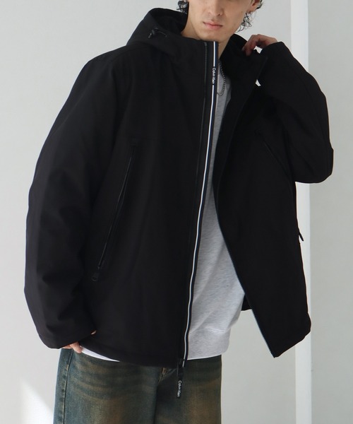 Calvin Klein(カルバン・クライン)の「【Calvin Klein/カルバンクライン】FauxSherpa-Lined Soft-Shell Hooded Jacket/裏ボア ソフトシェル フーデットジャケット(その他アウター・メンズ・ブラック・M/L/S/XL)」の12枚目の写真