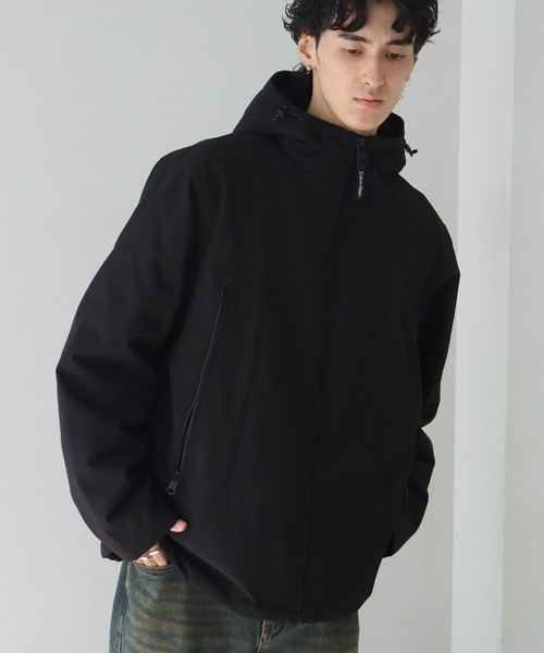Calvin Klein(カルバン・クライン)の「【Calvin Klein/カルバンクライン】FauxSherpa-Lined Soft-Shell Hooded Jacket/裏ボア ソフトシェル フーデットジャケット(その他アウター・メンズ・ブラック・M/L/S/XL)」の13枚目の写真