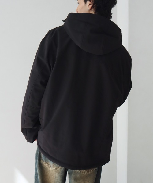 Calvin Klein(カルバン・クライン)の「【Calvin Klein/カルバンクライン】FauxSherpa-Lined Soft-Shell Hooded Jacket/裏ボア ソフトシェル フーデットジャケット(その他アウター・メンズ・ブラック・M/L/S/XL)」の15枚目の写真