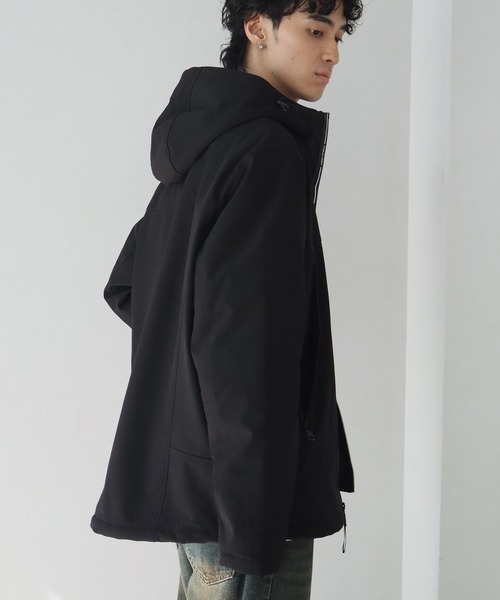 Calvin Klein(カルバン・クライン)の「【Calvin Klein/カルバンクライン】FauxSherpa-Lined Soft-Shell Hooded Jacket/裏ボア ソフトシェル フーデットジャケット(その他アウター・メンズ・ブラック・M/L/S/XL)」の16枚目の写真