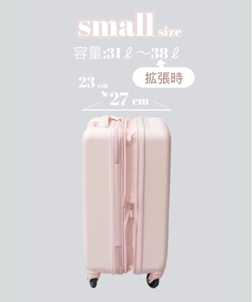 ナイスクラップ　スーツケース(小) 機内持ち込みサイズ　キャリーケース NICE CLAUPスーツケース(小) （縦47cm機内持ち込みサイズ