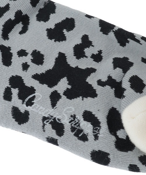 Candy Stripper(キャンディストリッパー)の「STAR LEOPARD RIB ソックス(ソックス/靴下・レディース・アイボリー/グレー・FREE)」の7枚目の写真