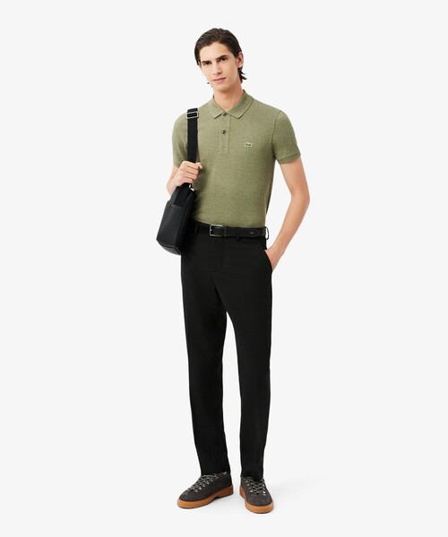 LACOSTE(ラコステ)の「ウールブレンドセンタープレスチノパンツ(チノパンツ・メンズ・ブラック・42/40/38/44)」の2枚目の写真