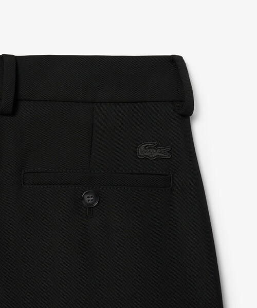 LACOSTE(ラコステ)の「ウールブレンドセンタープレスチノパンツ(チノパンツ・メンズ・ブラック・42/40/38/44)」の7枚目の写真