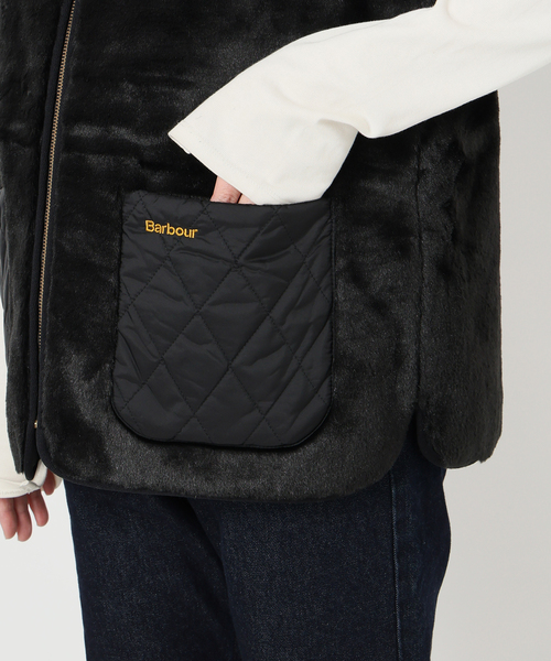 Barbour(バブアー)の「Barbour/バブアー KARIN FAUX FUR GILET LGI0201(その他アウター・レディース・ブラック・FREE)」の16枚目の写真