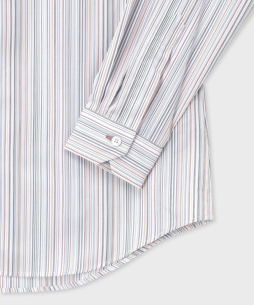 Paul Smith（ポールスミス）の「"Signature Stripe" カジュアルシャツ / 253350 006LN（シャツ/ブラウス・メンズ・マルチ/ホワイト系その他・MEDIUM/SMALL/XX-LARGE/X-LARGE/LARGE）」の9枚目の写真