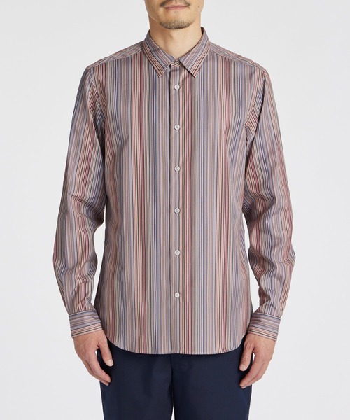 Paul Smith（ポールスミス）の「"Signature Stripe" カジュアルシャツ / 253350 006LN（シャツ/ブラウス・メンズ・マルチ/ホワイト系その他・MEDIUM/SMALL/XX-LARGE/X-LARGE/LARGE）」の11枚目の写真